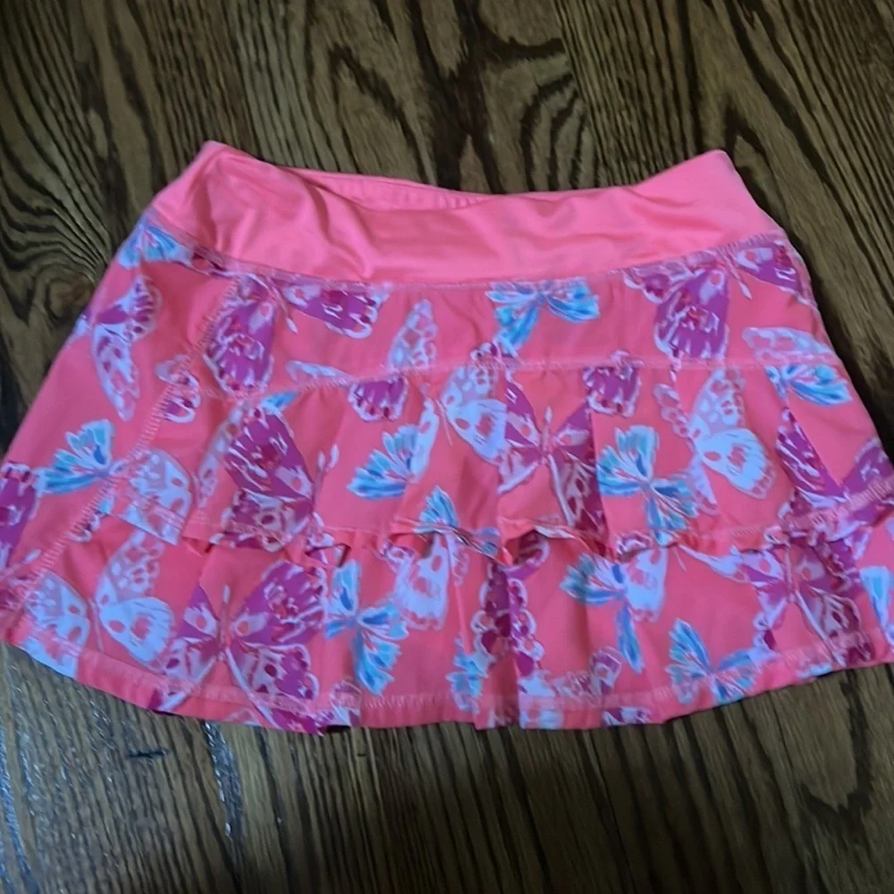 Gymboree girls butterfly tank/skort set and shirt/leggings size medium (7/8)